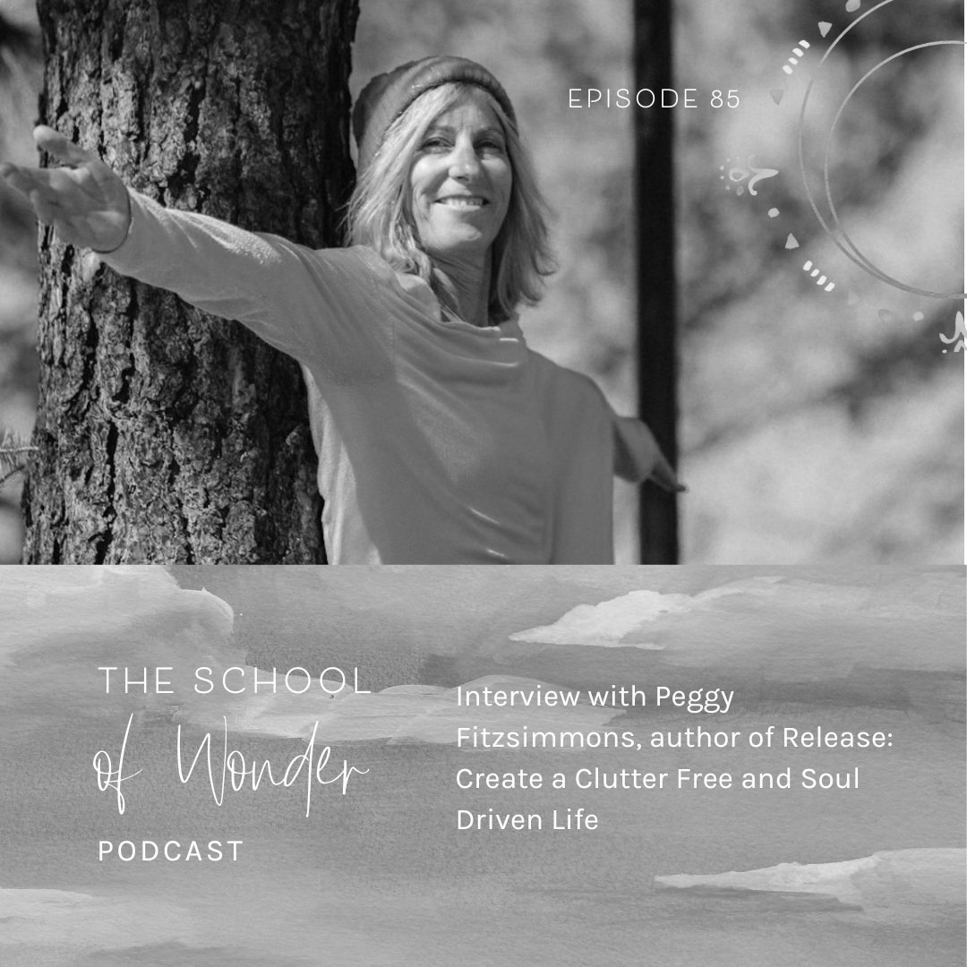 School of Wonder podcast with Andrea Scher featuring Peggy Fitzsimmons